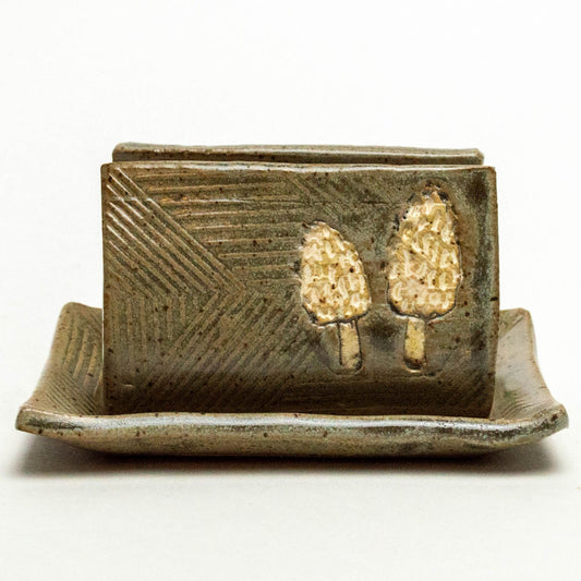 Morel Mushroom Gray Sponge Holder