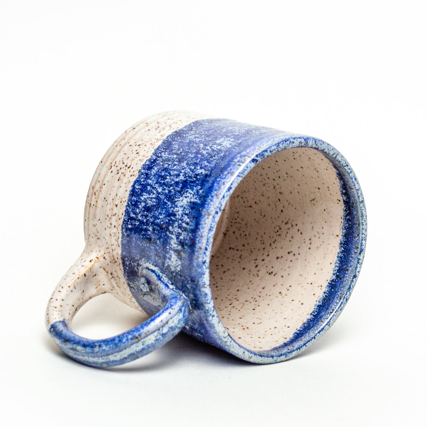 Blue Frost Hand-thrown Stoneware Mug 14-16oz