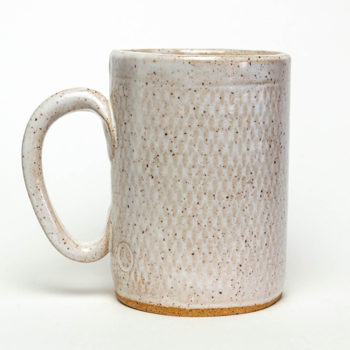 Brown Horse on White Stoneware 14oz Mug