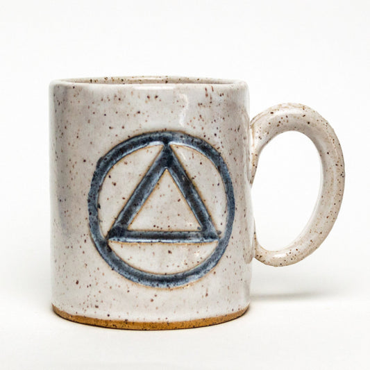 Sobriety Symbol on White  Stoneware 12oz Mug