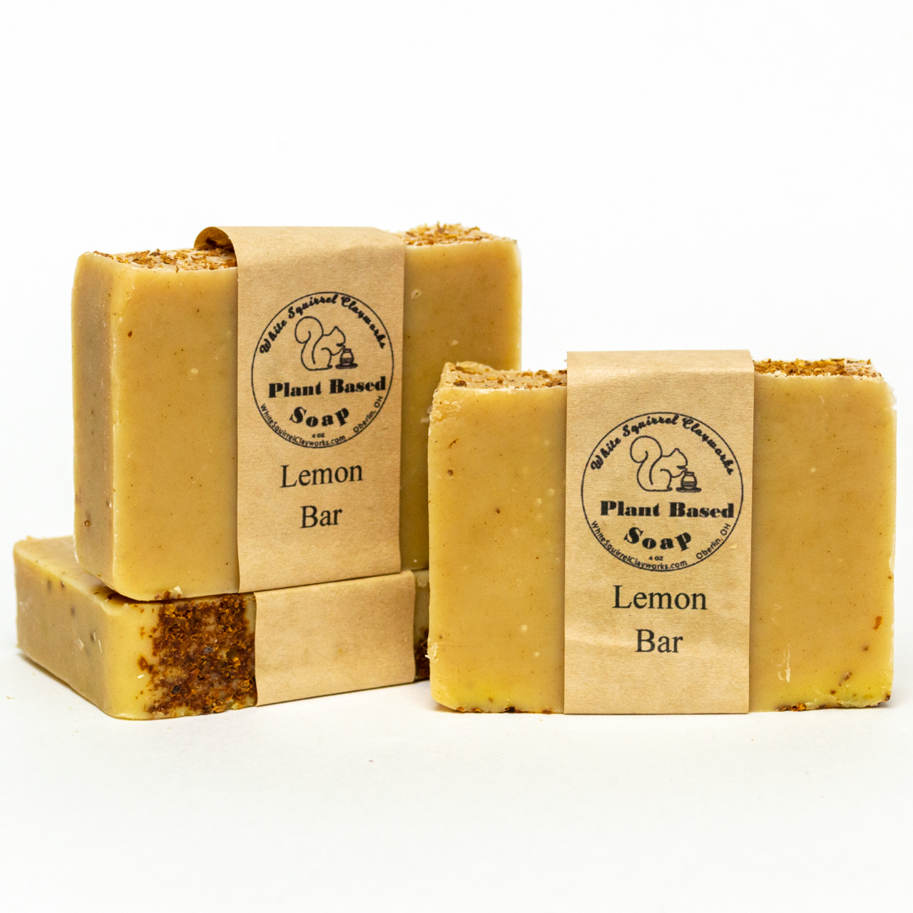 Lemon Bar Hand Made Vegetable Based Soap - 4oz