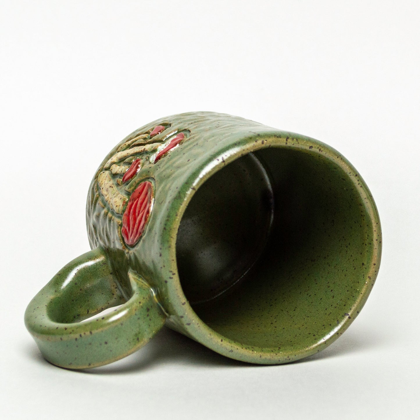 Mushroom Green 10oz Stoneware Mug