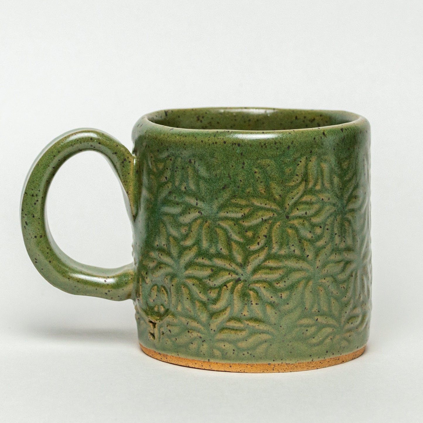 Mushroom Green 10oz Stoneware Mug