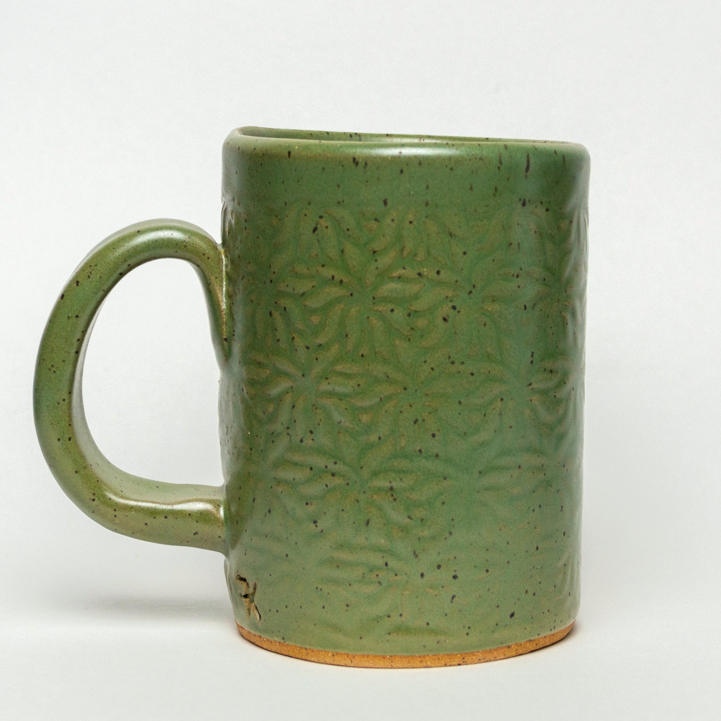 Mushroom Green 14oz Stoneware Mug