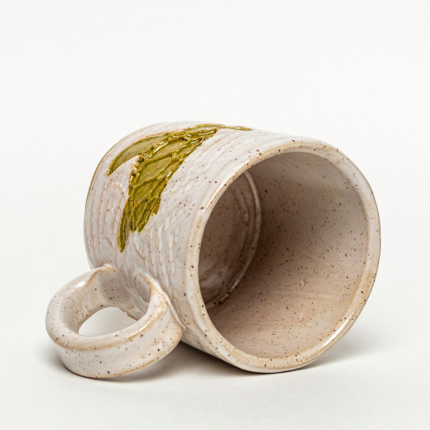 Sea Turtle on White Stoneware 10oz Mug