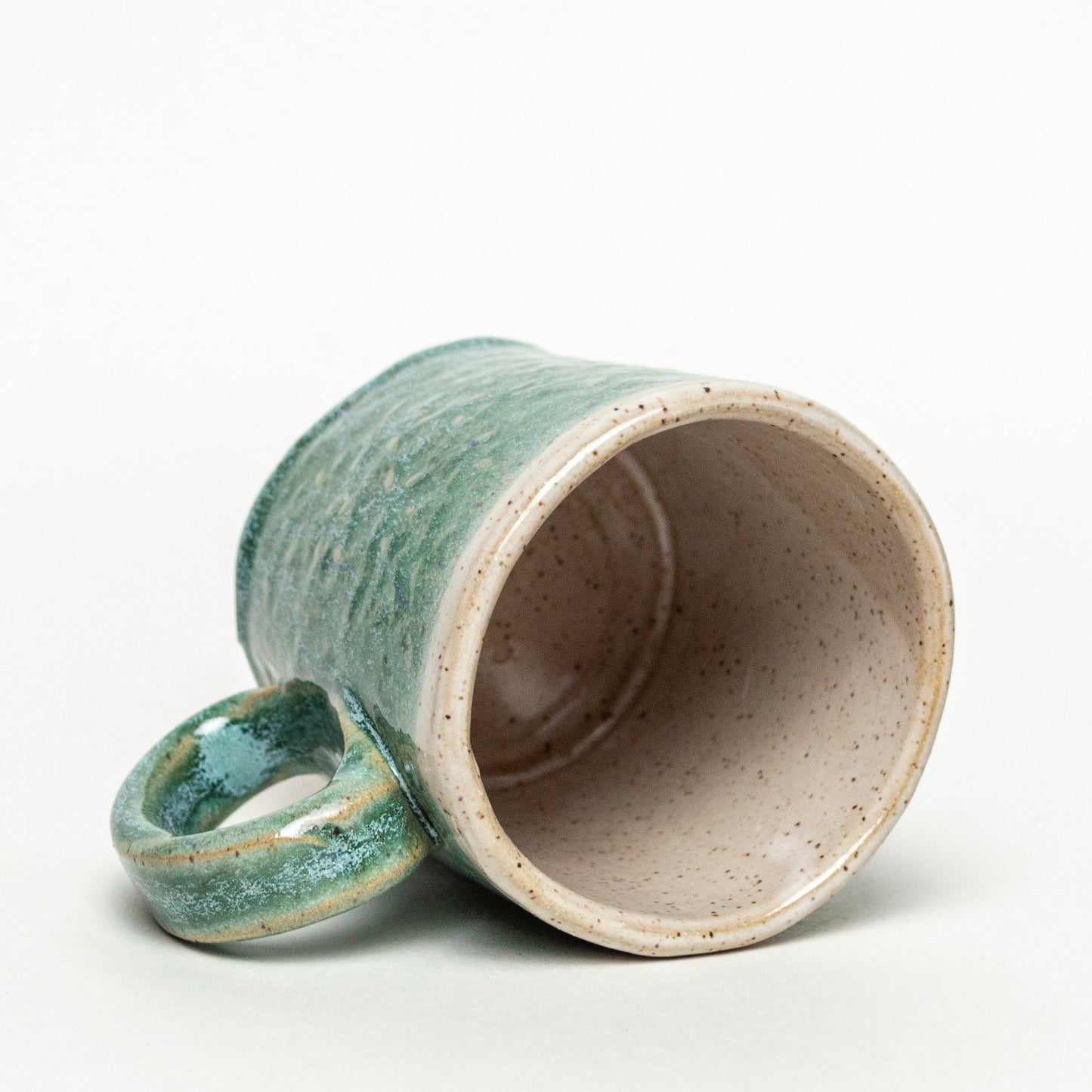 Sea Turtle Wrapped Green Stoneware 12oz Mug