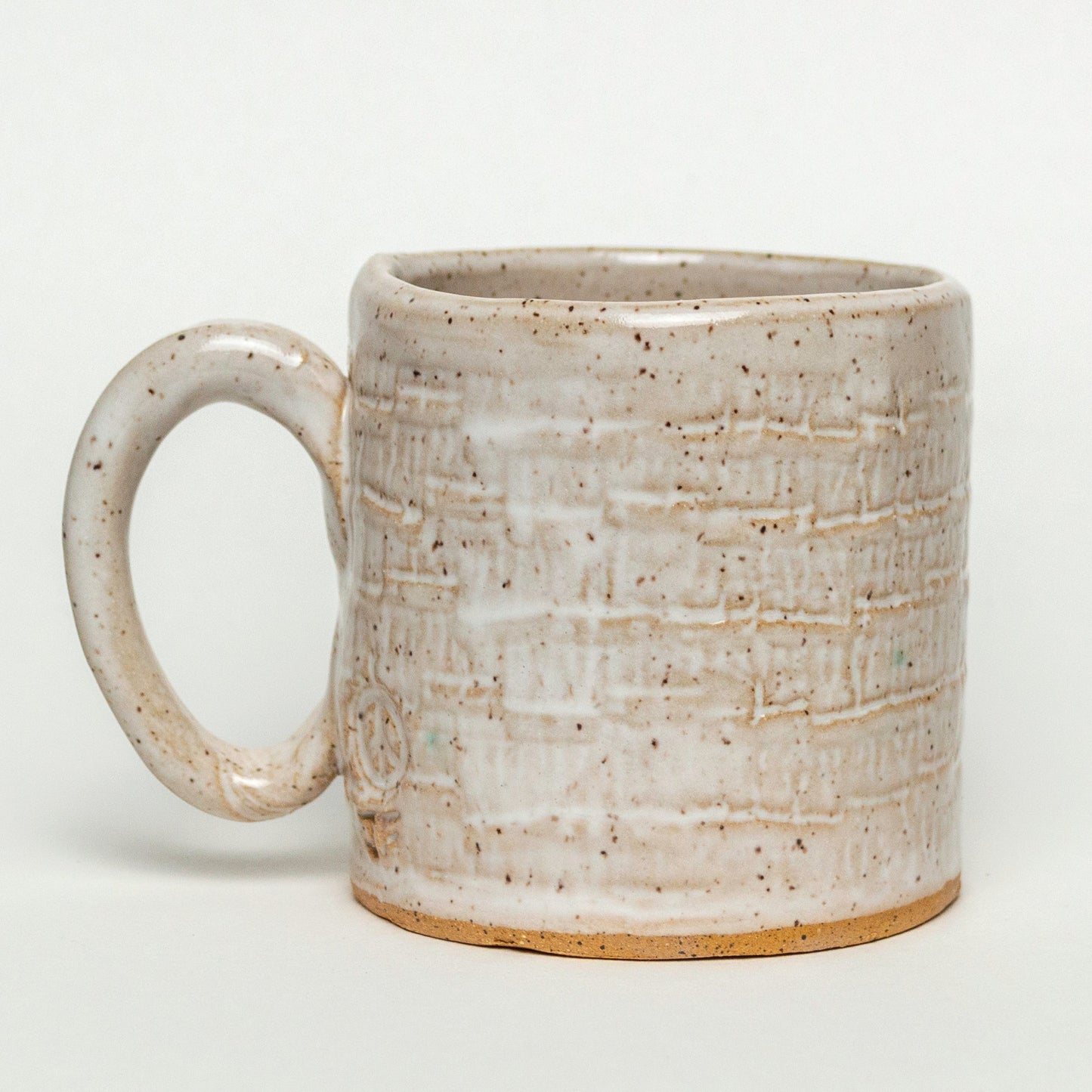 Elephant on White Stoneware 10oz Mug