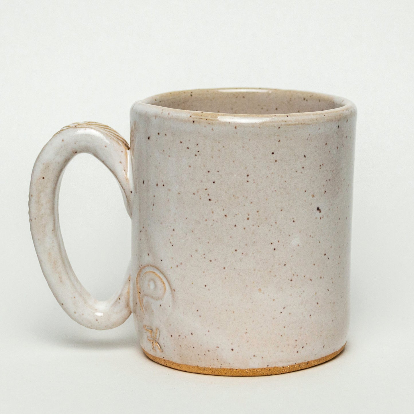 'Love' on White Stoneware 12oz Mug