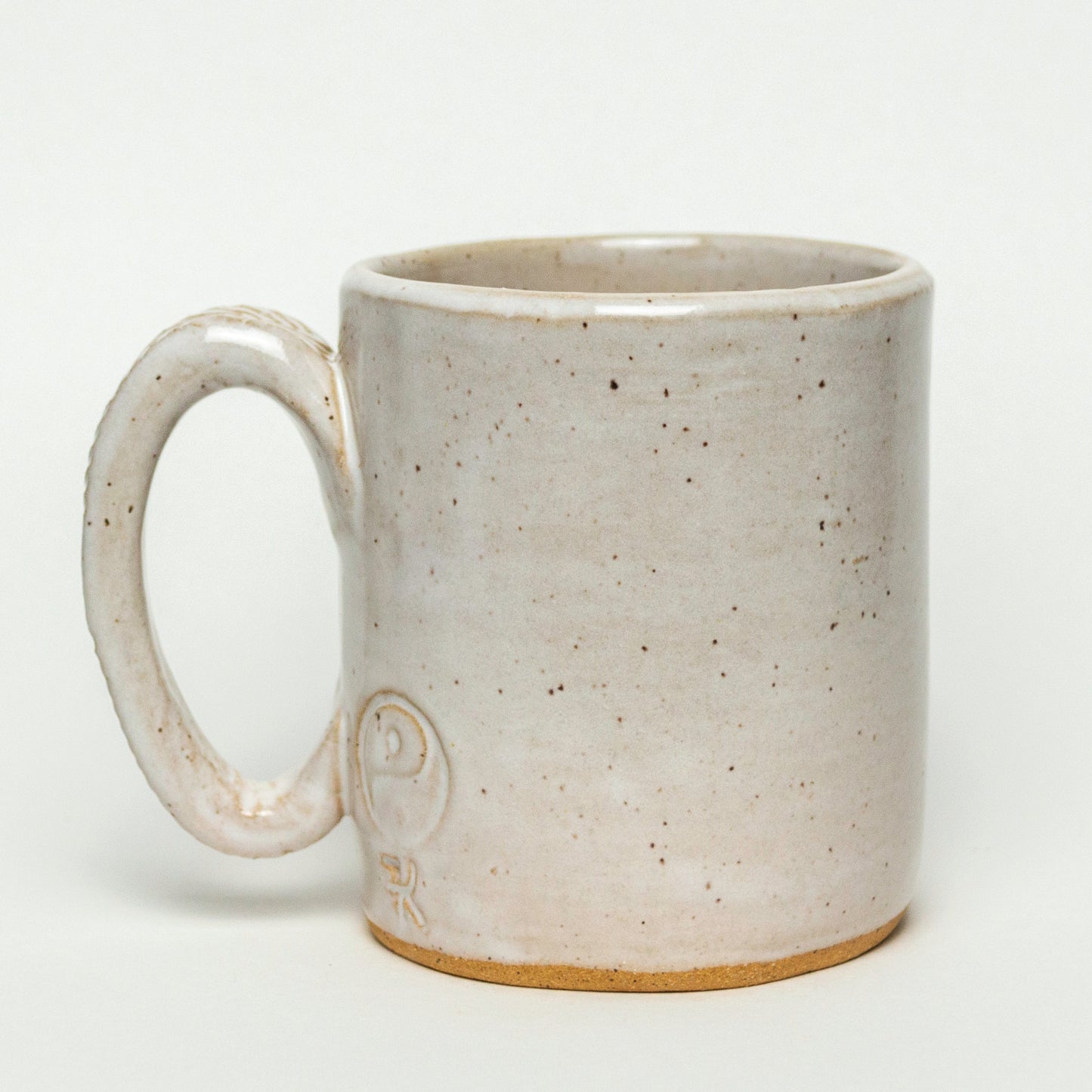 'Joy' on White Stoneware 12oz Mug