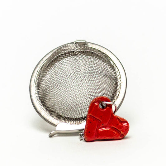 Heart Charm w/ Tea Ball Infuser