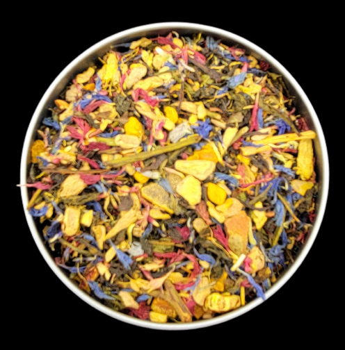 Ginger & Turmeric Tea 2oz - Home Compostable Packaging