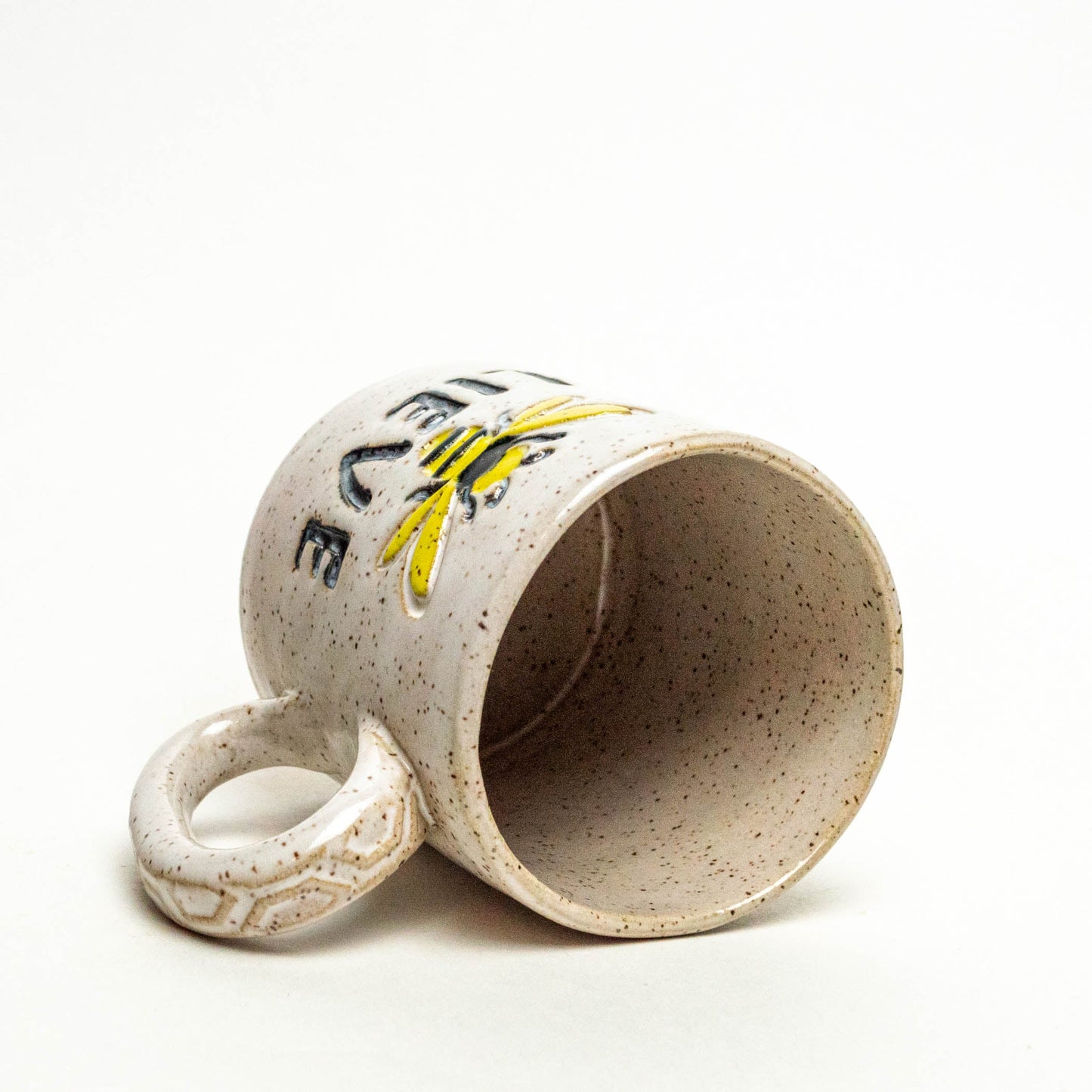 Bee-lieve (Believe) Pattern White 12oz Mug