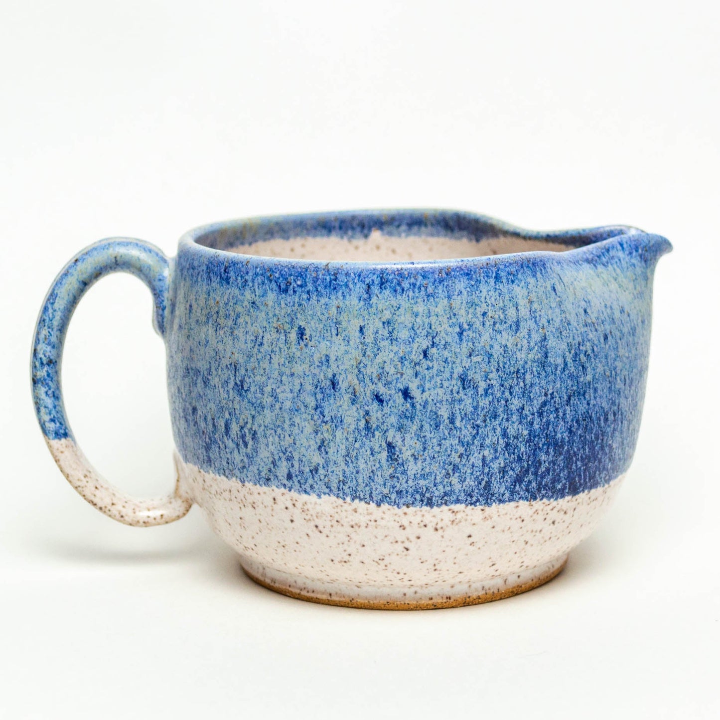 Blue & White Hand-Thrown Batter Bowl