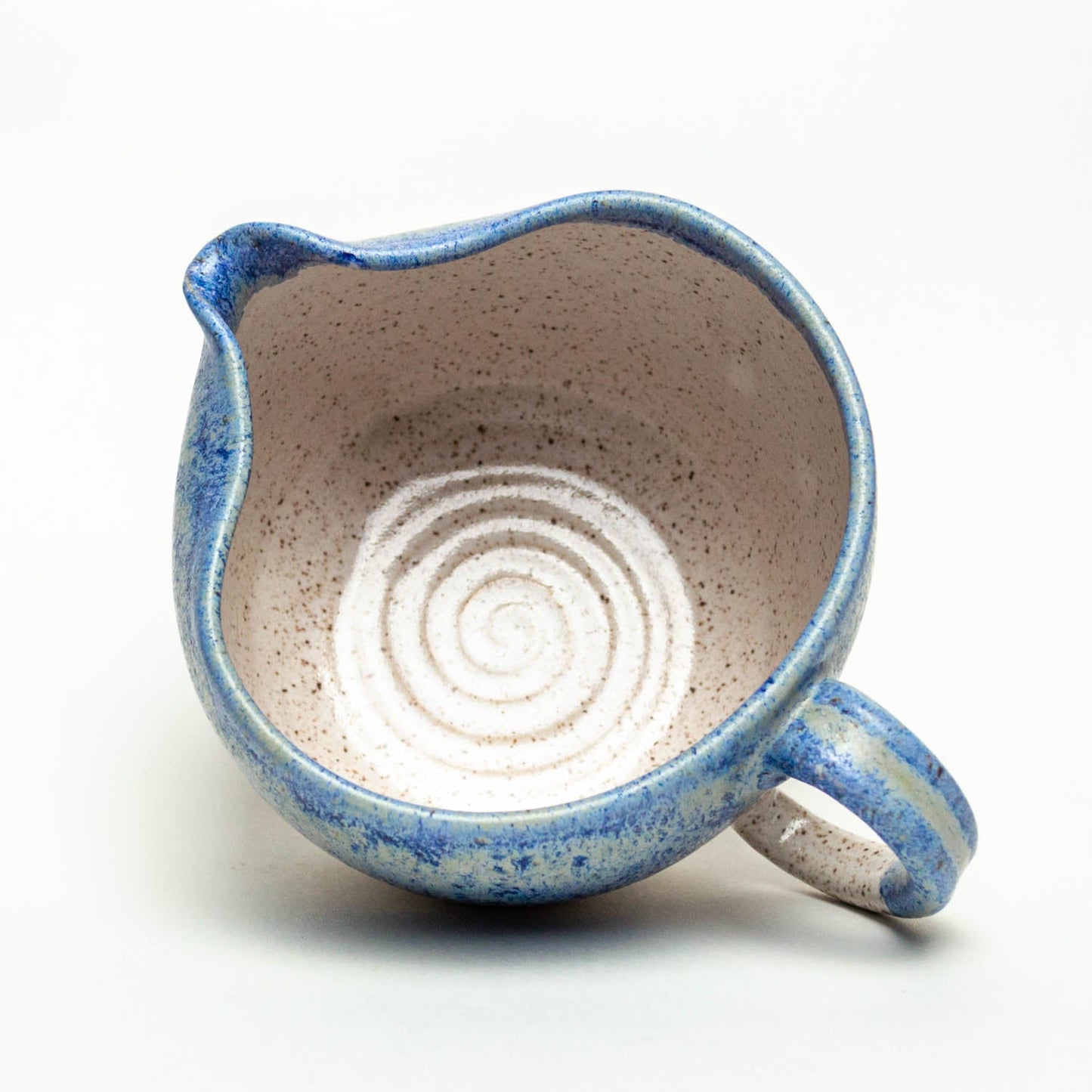 Blue & White Hand-Thrown Batter Bowl