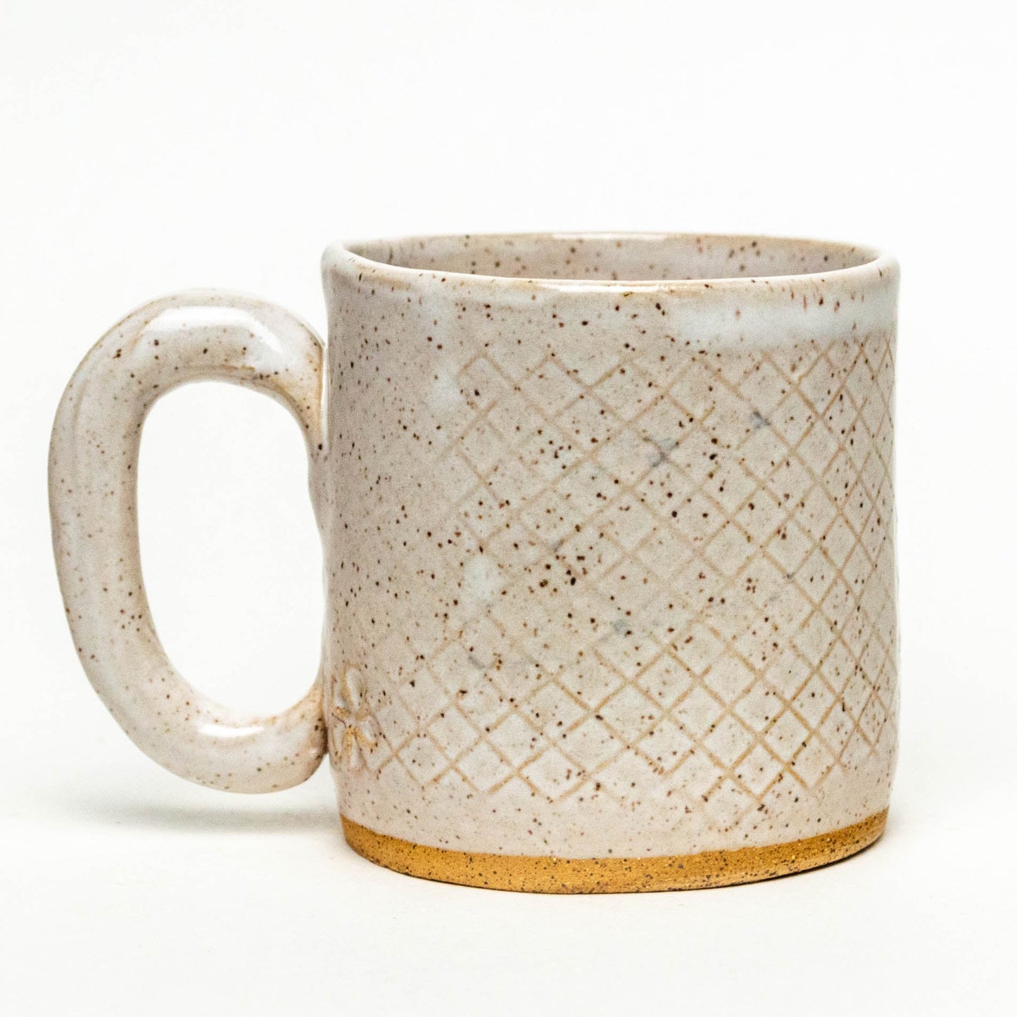 Blue Bird White 10oz Stoneware Mug