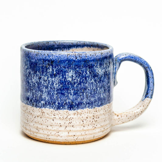 Blue Frost Hand-thrown Stoneware Mug 14-16oz