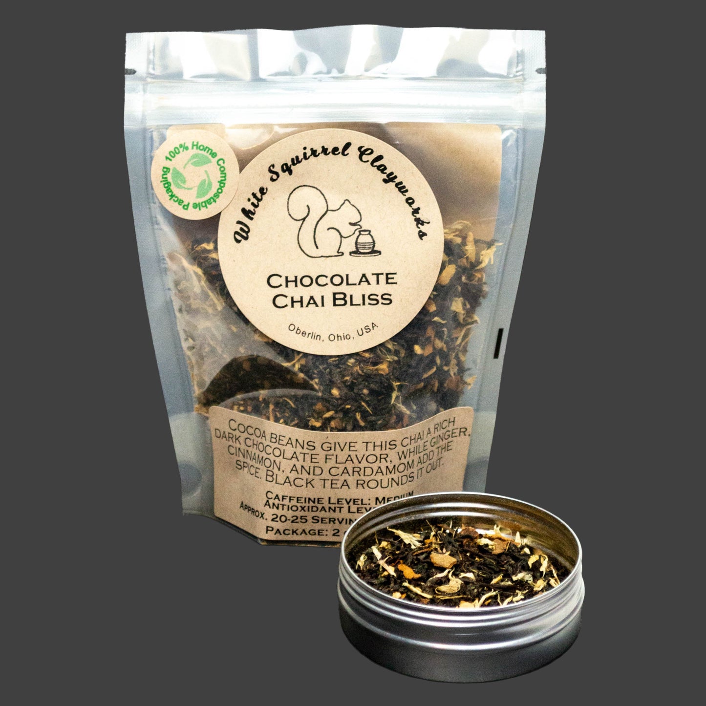 Chocolate Chai Bliss Loose-leaf Tea - 2oz