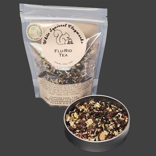 Flu-Rid Looseleaf Tea - 2 oz - Home Compostable Packaging