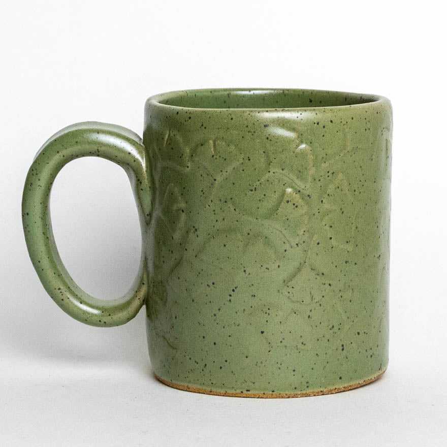 Ginkgo Green Stoneware 12oz Mug