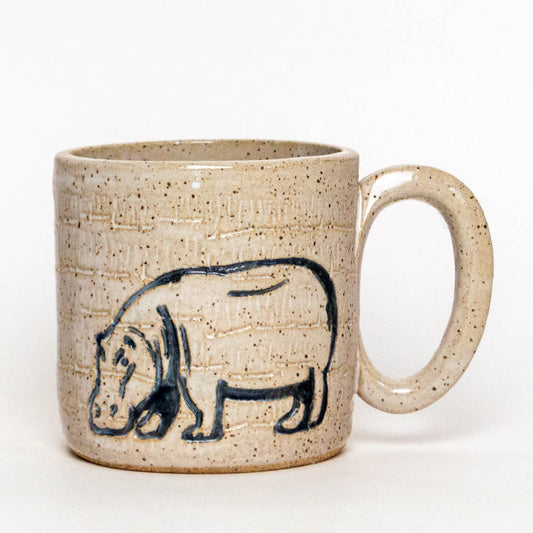 Hippo Stoneware 10oz Mug