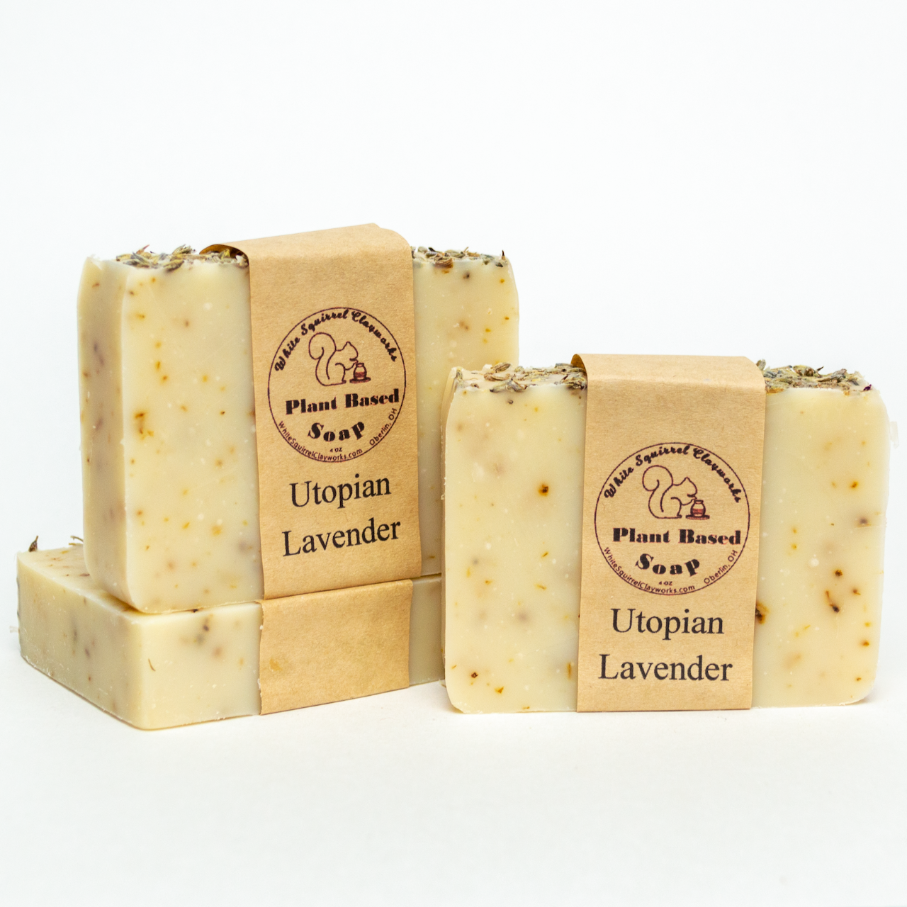 Utopian Lavender - Handmade Vegetable Based Soap -4oz