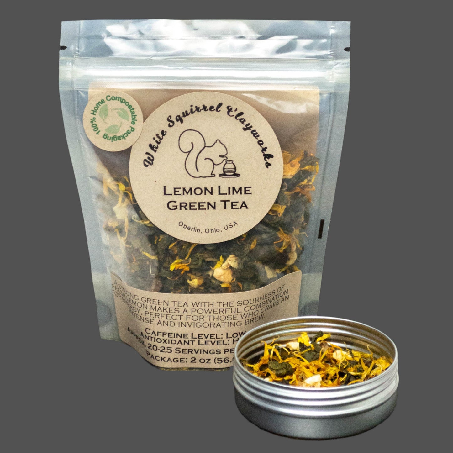 Lemon Lime Green Loose-leaf Tea - 2oz