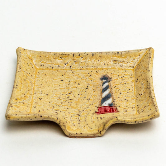 Lighthouse Design Beige Soap Dish