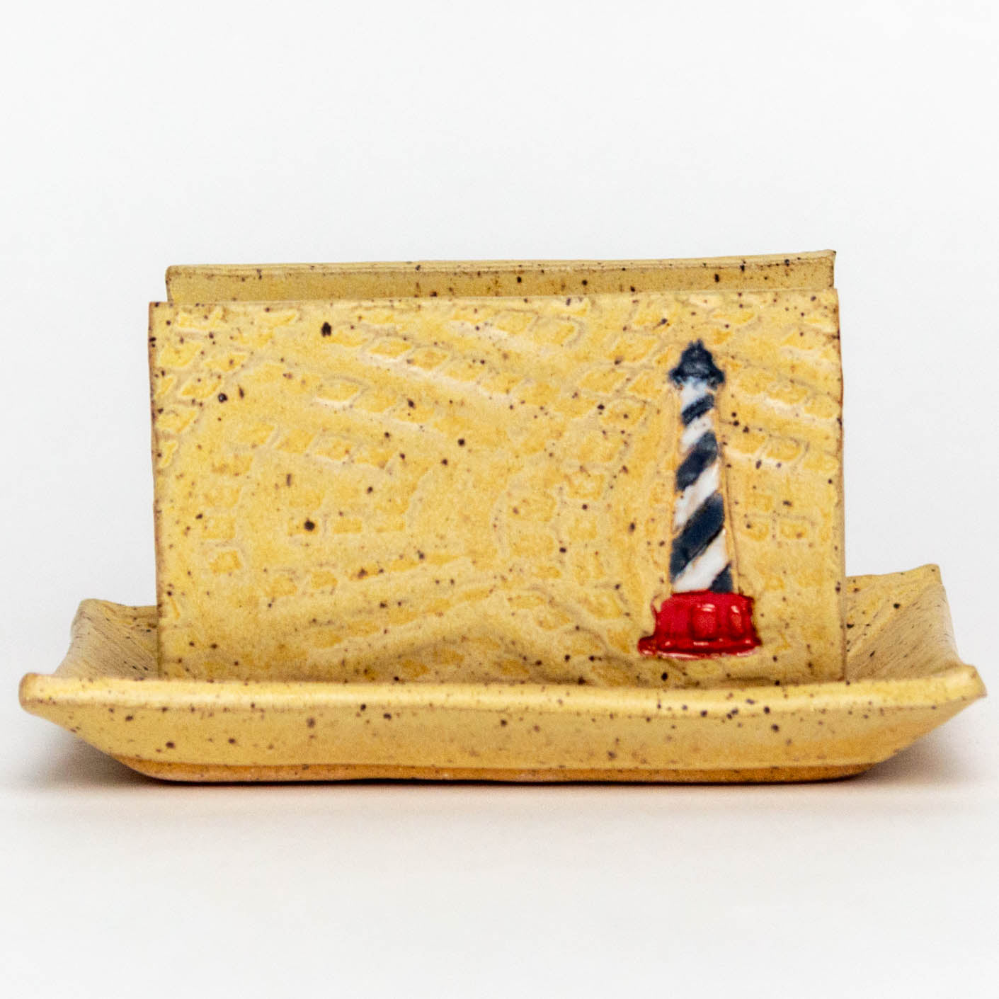 Lighthouse Design Beige Sponge Holder