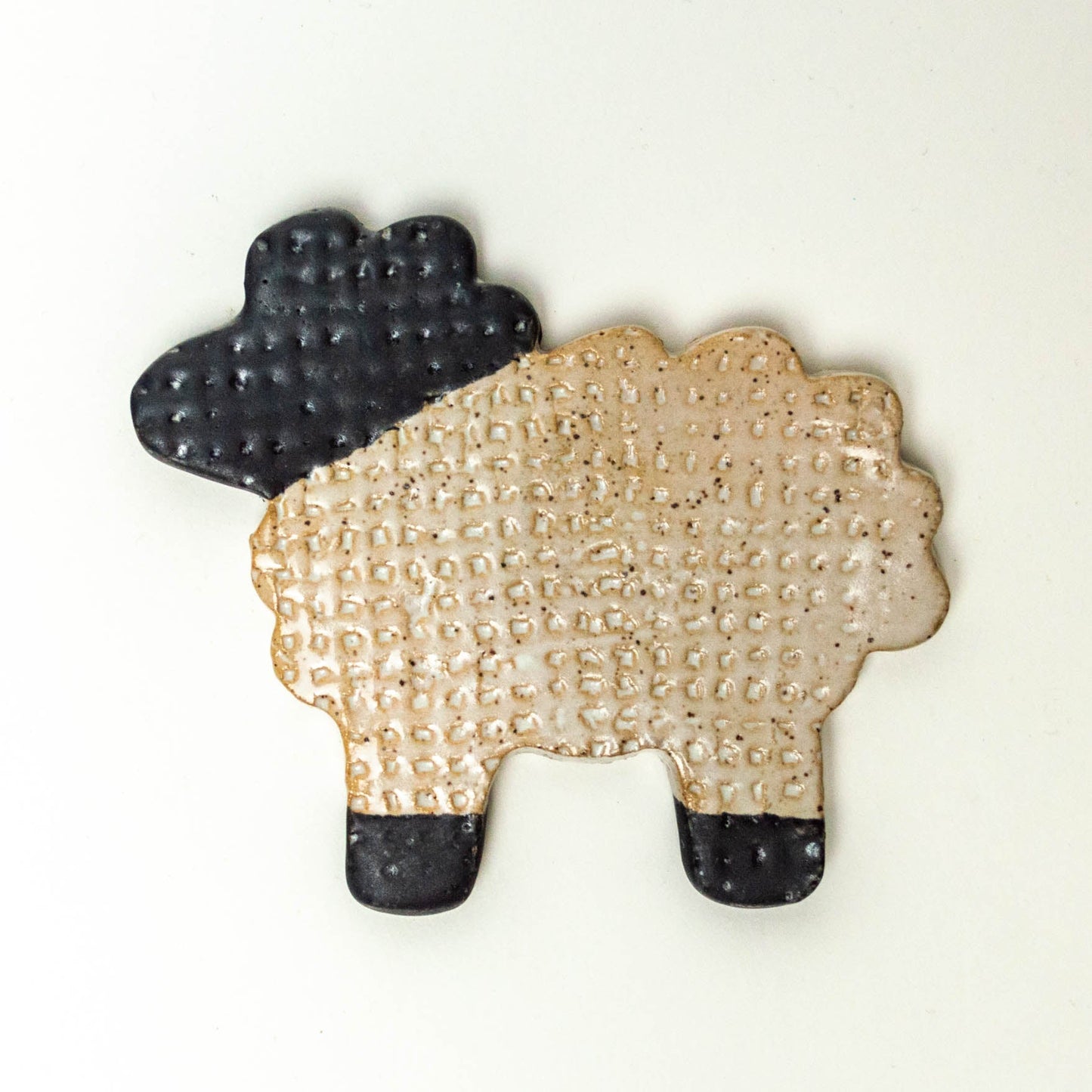 Sheep Stoneware Magnet (Available in 3 Color Options)