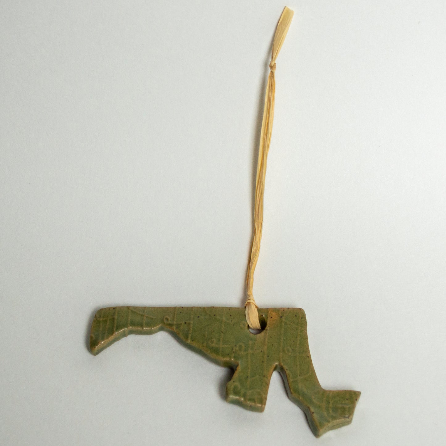 State Shape Ornaments (Assorted Color & Pattern)