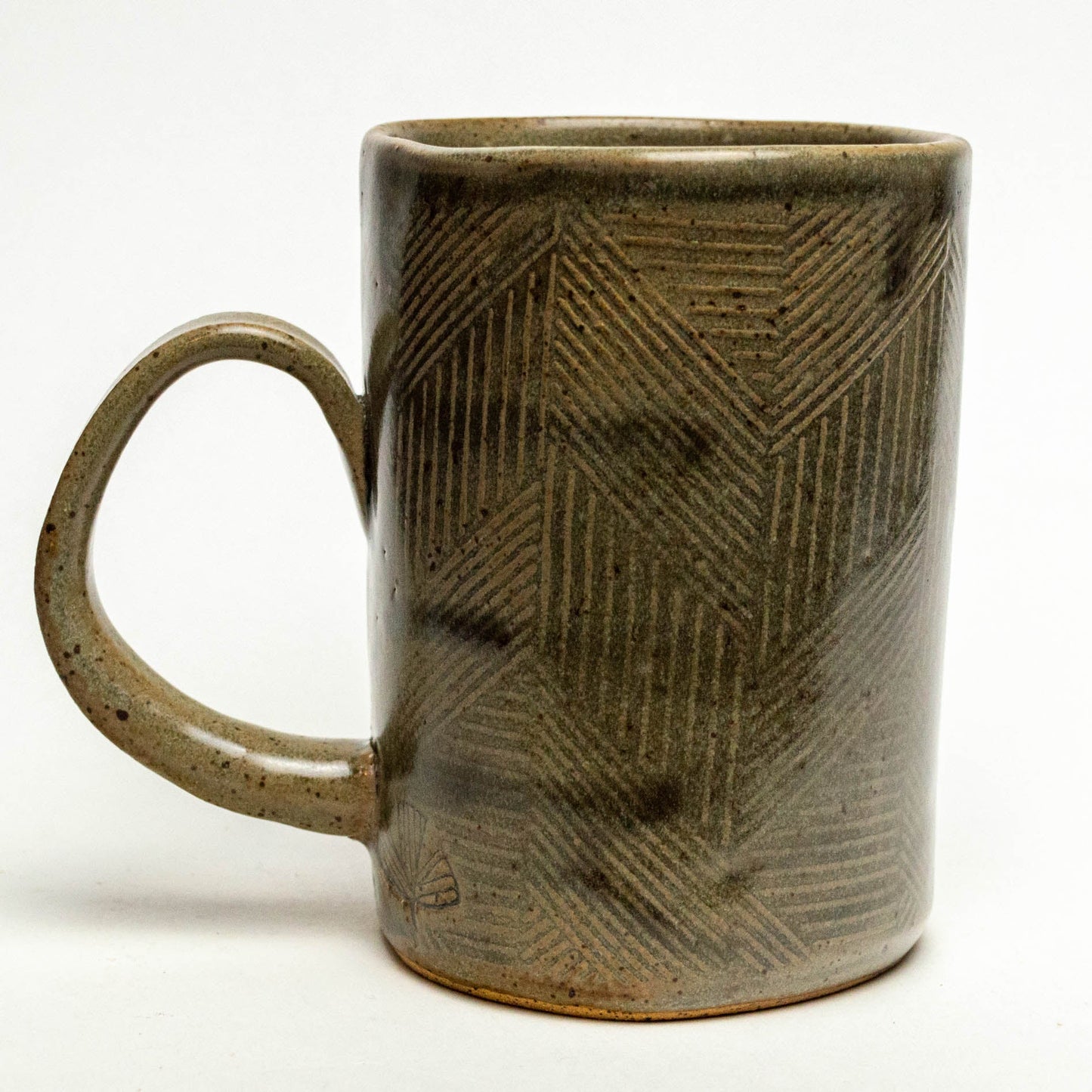 Morel Mushroom Silver 14oz Mug