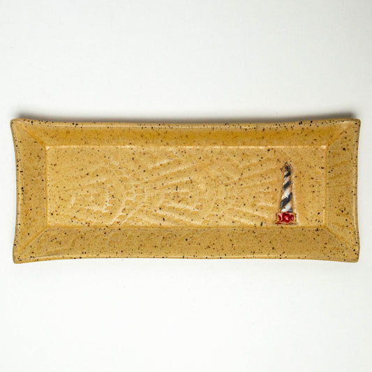 Lighthouse Design Beige Butter / Olive Dish