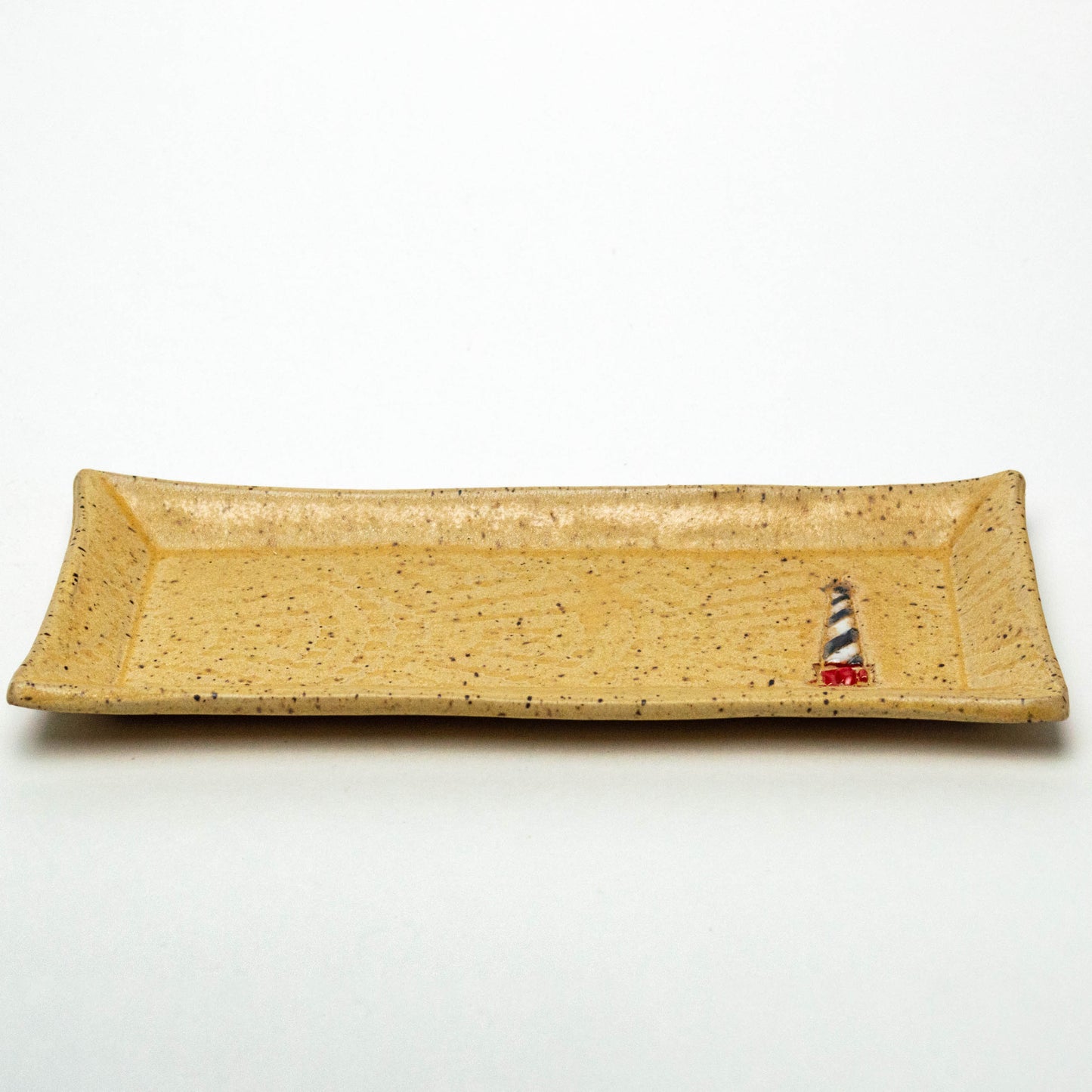 Lighthouse Design Beige Butter / Olive Dish