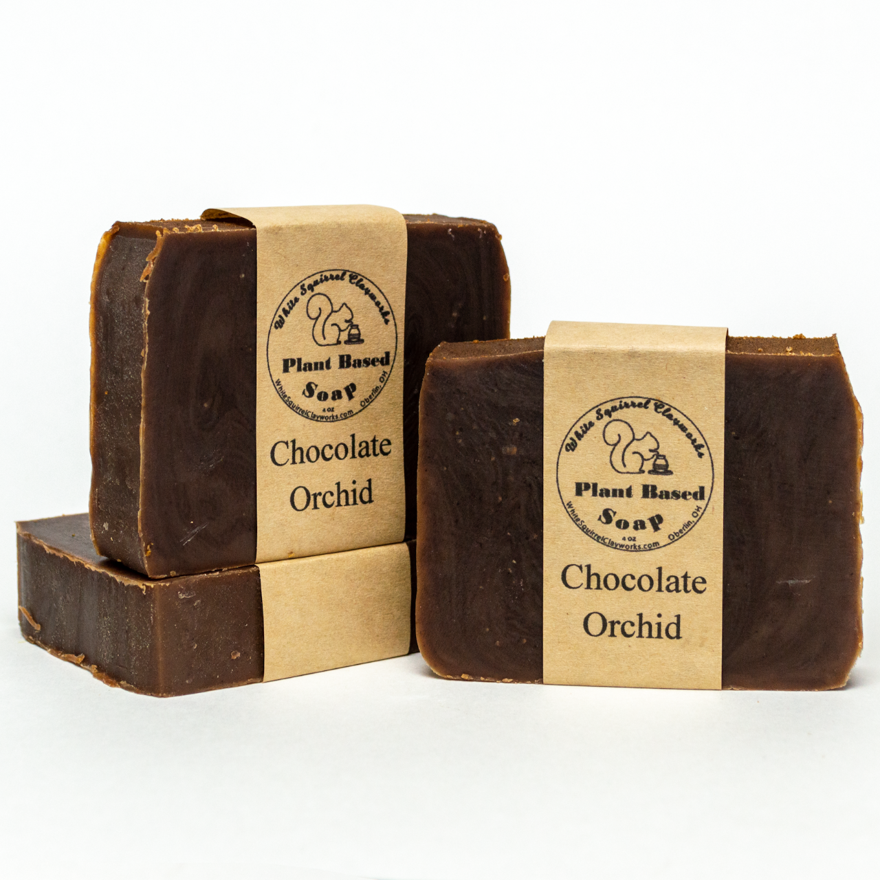 Chocolate Orchid Handmade Vegetable Based Soap - 4oz