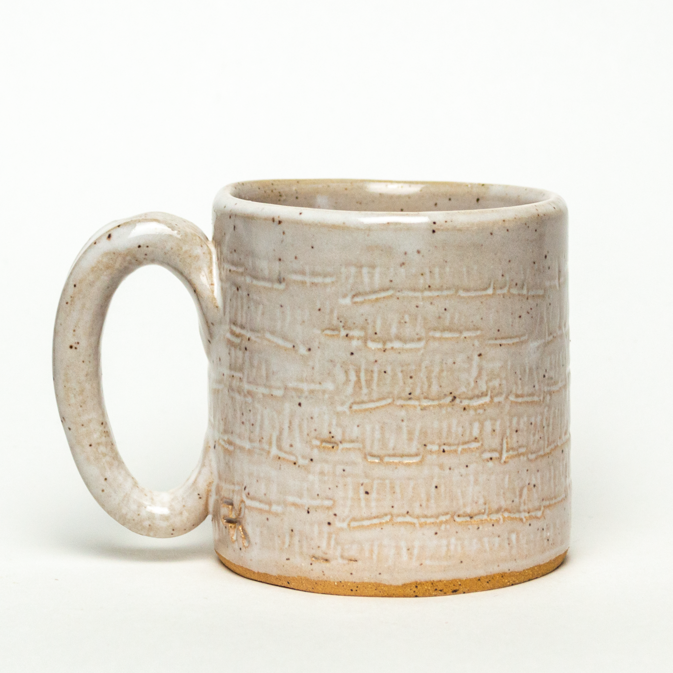 Polar Bear on White Stoneware 10oz Mug