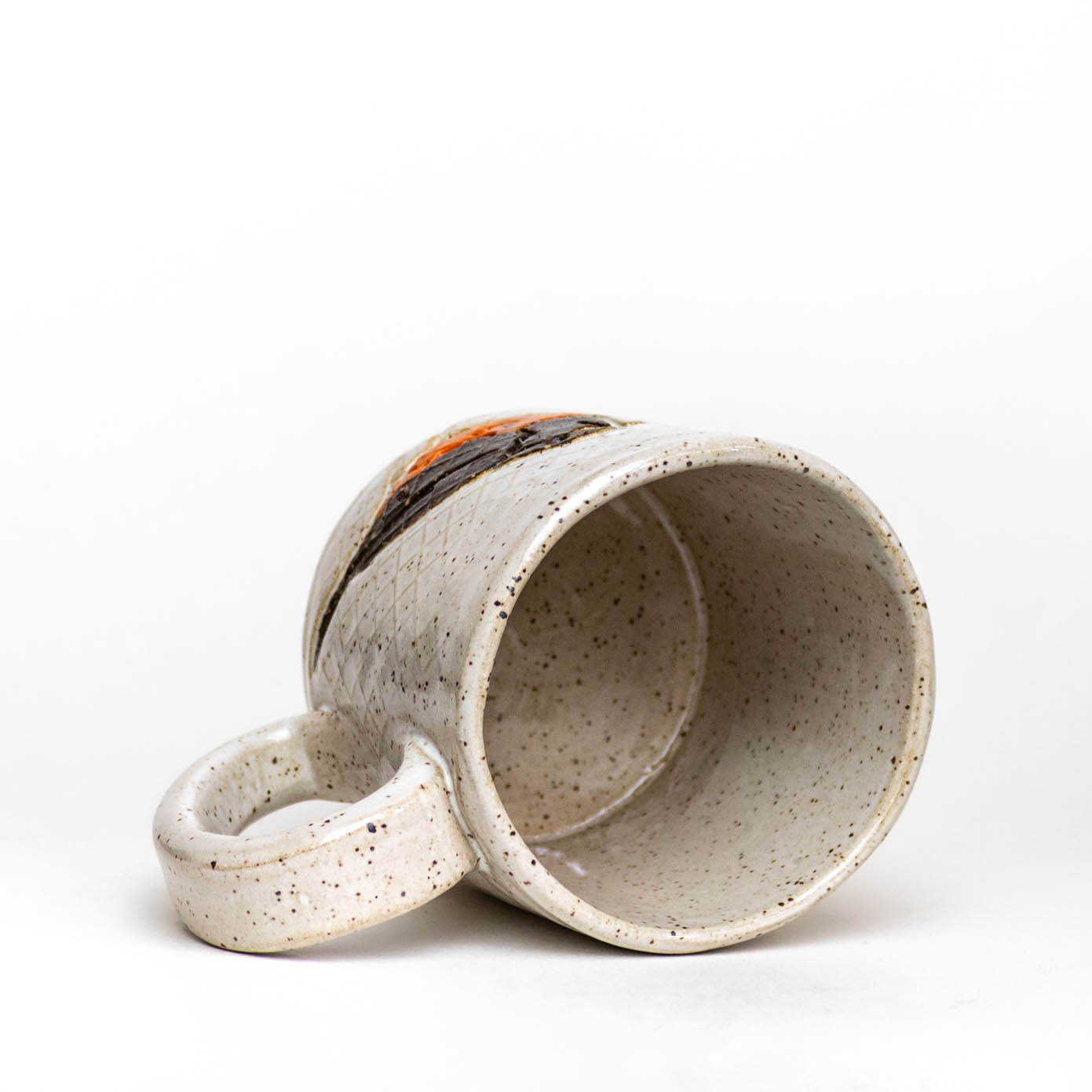 Robin Stoneware Handmade Ceramic White 10oz
