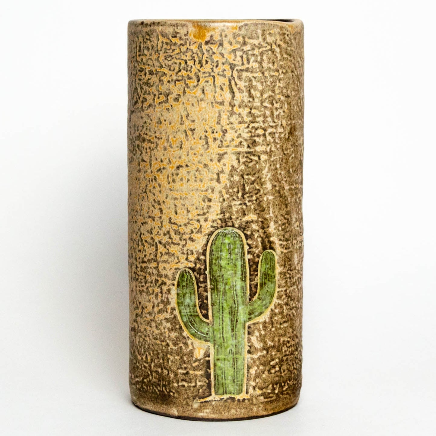 Saguaro Cactus Beige Vase