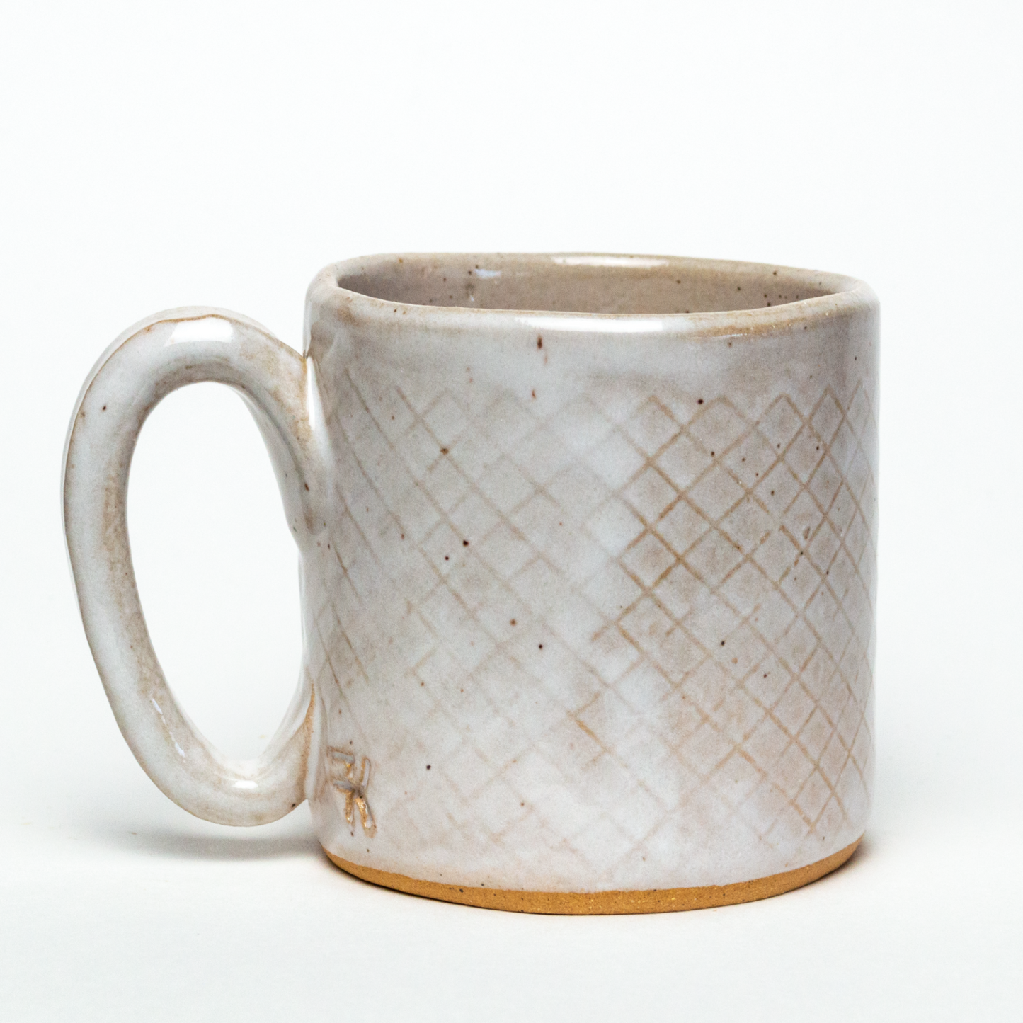 Goldfinch White Stoneware 10oz Mug