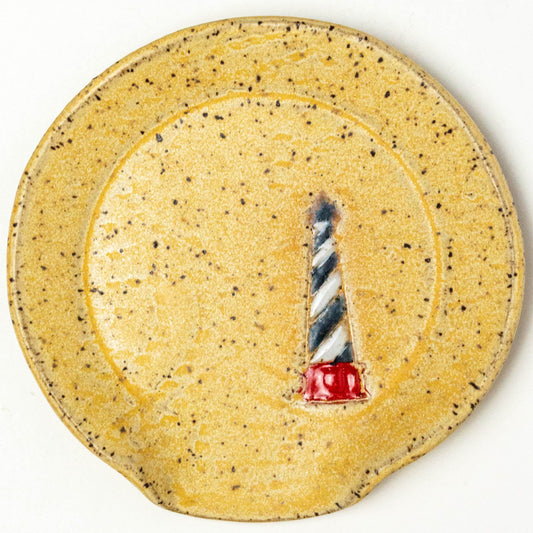 Lighthouse Design Beige Spoon Rest