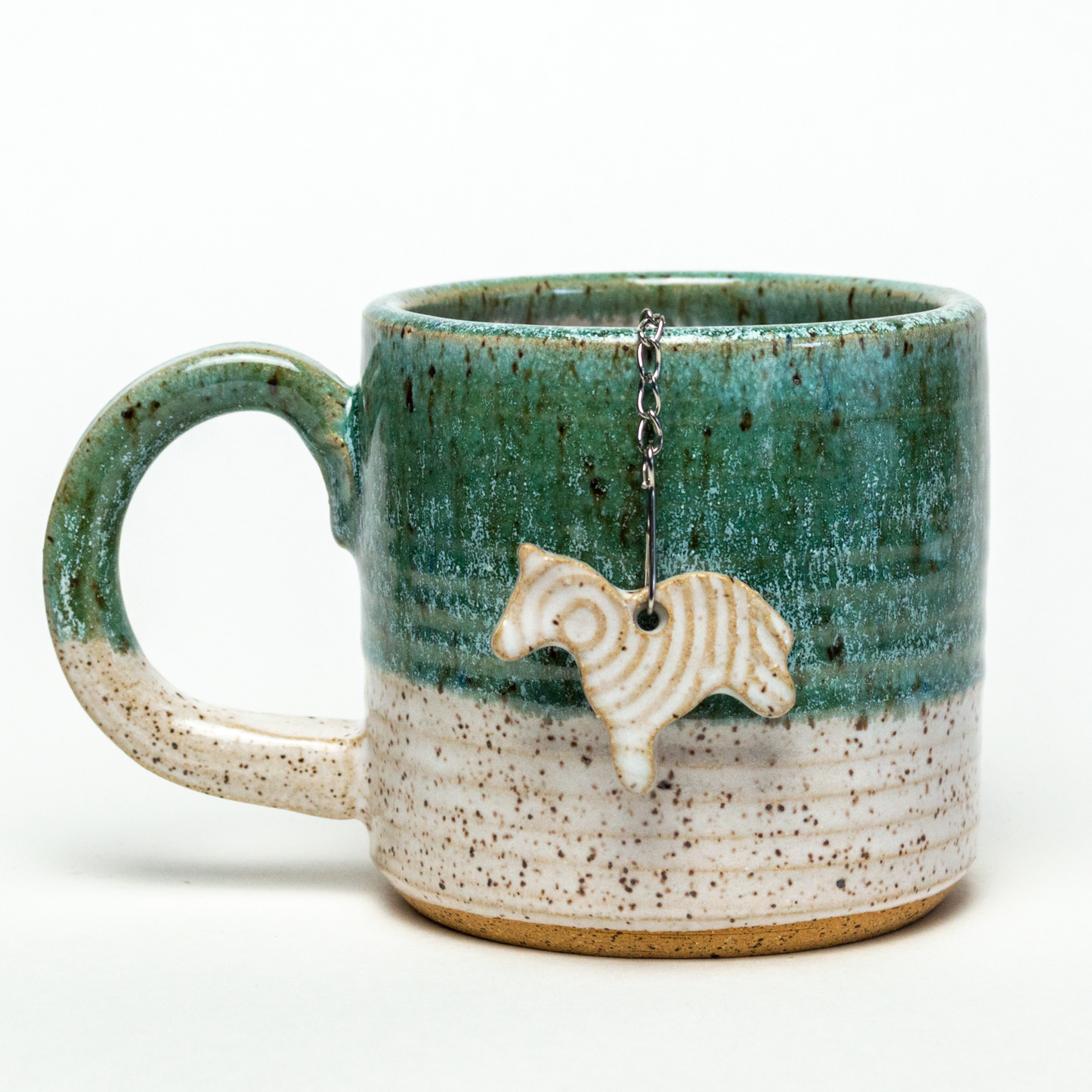 White Horse Charm w/ Tea Ball Infuser