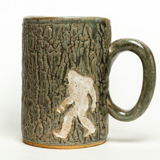 Yeti/Abominable Snowman Silver Stoneware 14oz Mug